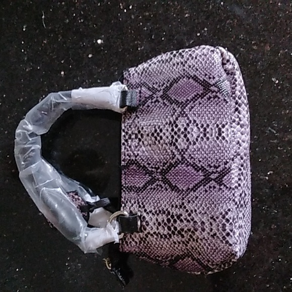 Tiny Lori Greiner Faux Snakeskin Purse - Picture 3 of 5
